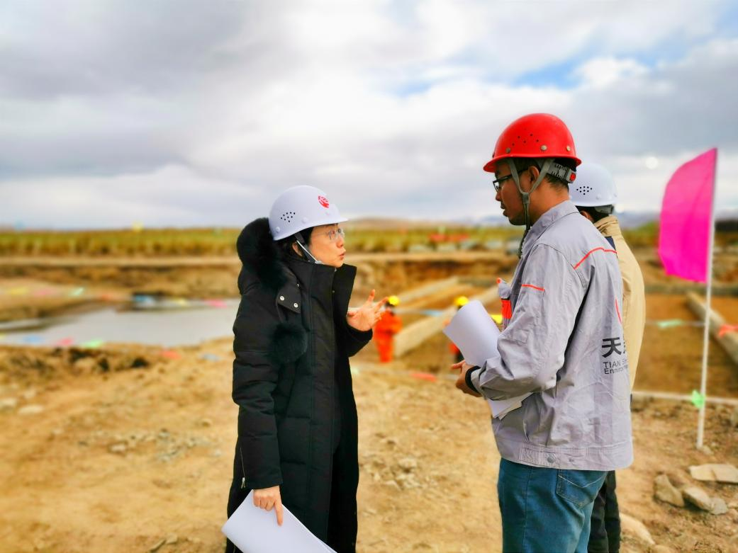 不懼嚴寒、攻堅克難，天晟源環(huán)保人奮戰(zhàn)在紅原